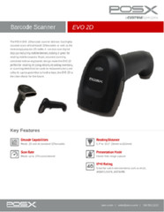 POS-X EVO 2D SCANNER 995ED047200333 w/ Cable