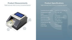 AccuBANKER D585 Multi-Scanix Counterfeit Currency Detector, Multi-Orientation…