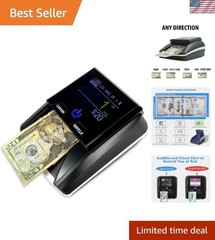 Counterfeit Money Detector – Automatic Bill Scanner with UV, MG, IR, Paper Qu…