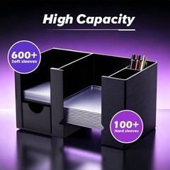 Toploader Dispenser Penny Sleeve Holder TCG Card Shipping Station Sorting Caddy