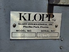 KLOPP Coin Counter Model CE Electric Machine w/ Bagger Tube (Read Description)