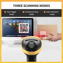 Handheld USB 1D 2D Barcode Scanner Reader Wired Automatic QR Code PC Store POS