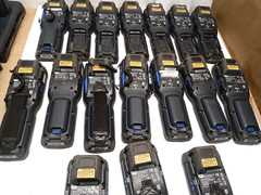 Lot of 7 Honeywell CK75LAN Handheld Scanner Computer CK75AA6MN00A6400 As Picture