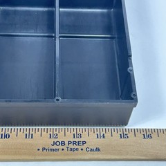 Cash Register Drawer Till Insert Replacement POS Black Plastic 5 Bill/5 Coin