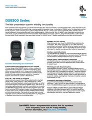 Zebra DS9308-SR00004ZZCN Desktop Hands-free 1D/2D Barcode Scanner USB Black