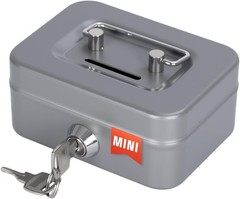 Cash Box with Lock Small Cute Coin Lock Box with Money Slot Mini Portable Gamble