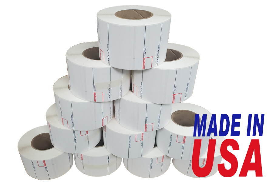 CAS 8020 Printing Scale Label, 58 x 40 mm, UPC12 Rolls Per Case
