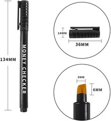 Money Bill (2 Counterfeit Pens) – Counterfeit Bill Detector Pen with Upgraded