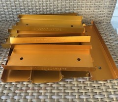 Lot of Metal Coin Trays Roll Holders – Aluminum Bank Coins