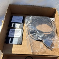 American Microsystems M3000 Barcode Reader Kit w/ Opticon Wand & Software