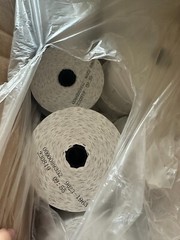Iconex™ 1 1/2&Prime; x 375&prime; Ultralite Sticky Media™ Linerless Receipt Paper Roll