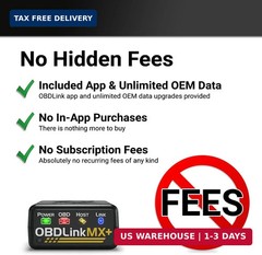 OBDLink MX+ OBD2 Bluetooth Scanner for iPhone, Android, and Windows