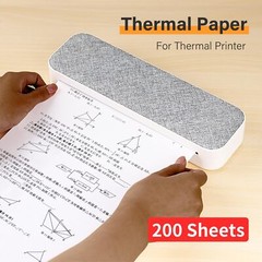A4 Thermal Printer Paper 200 Sheets Office Printing Paper for MT800/M08F