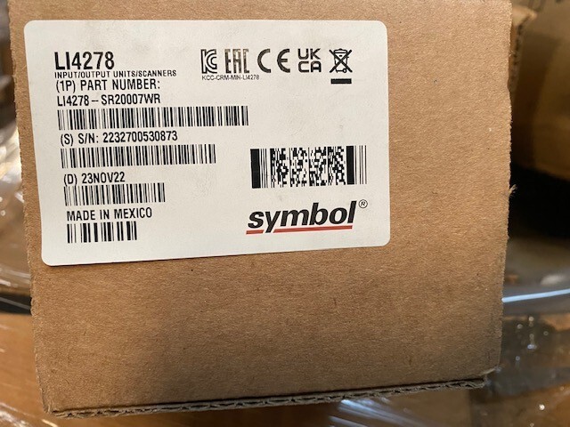 Zebra Symbol LI4278 Cordless Linear Imager Bluetooth Barcode Scanner