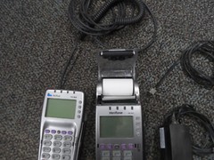 VeriFone VX520 Terminal and VX805 Pin Pad Credit Card Machine *Complete* Clean