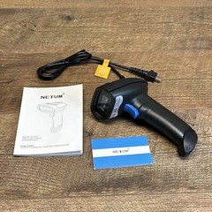 NETUM NT-1228BC Black Handheld 2.4G Wireless Bluetooth CCD 1D Barcode Scanner