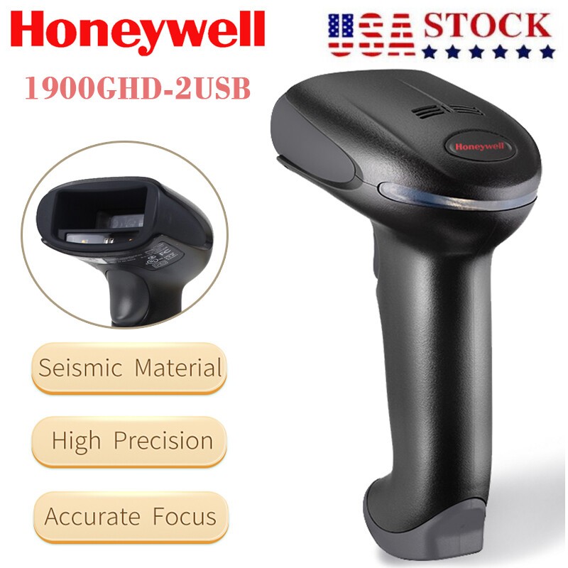 Honeywell 1900GHD-2USB 2D Wired High Accuracy Barcode Scanner With USB Cable Kit