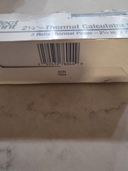Perfect Print Thermal Calculator Tape 3 Rolls 2-1/4&Prime; Sealed Vintage