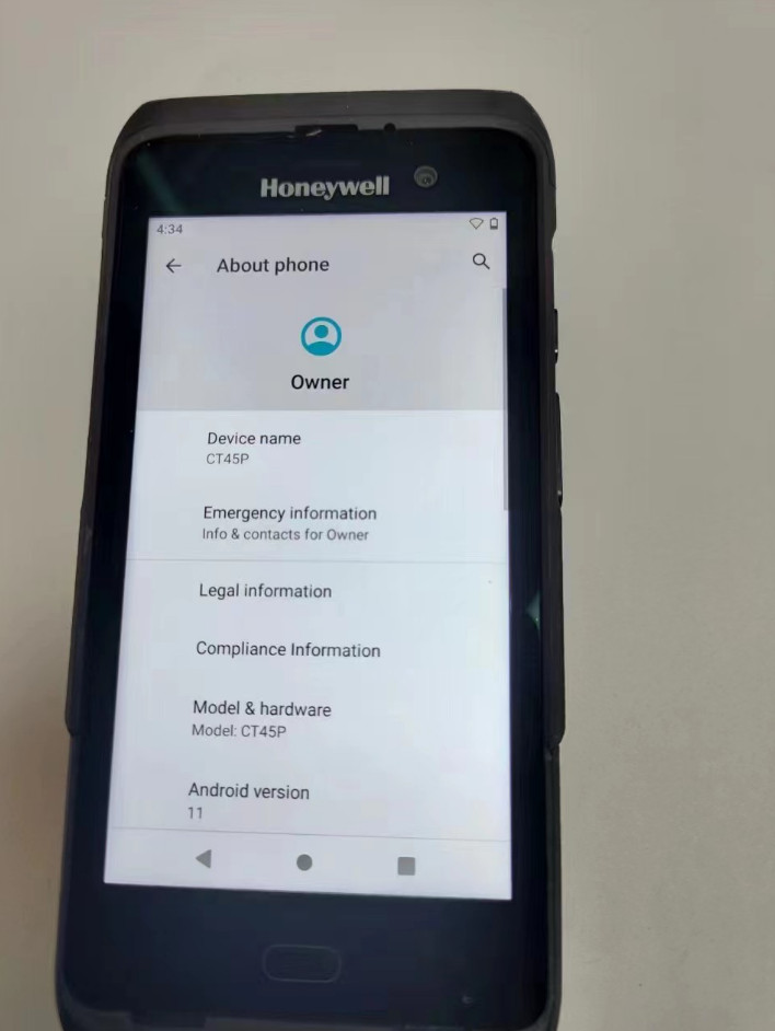 Honeywell CT45 Family of Rugged Mobile Computer – 1D, 2D – 4G, 4G LTE w/ battery