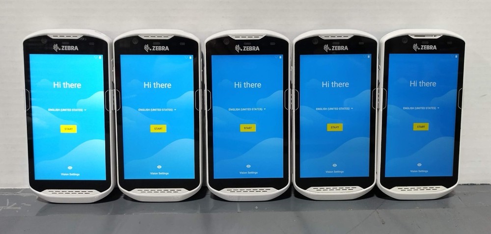 Zebra TC510K Handheld Mobile Computer Scanners w/ Batteries Android 8 Lot of 5