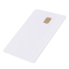 5 Pcs ISO PVC IC W/ SLE4442 Chip Blank Smart Card Contact IC Card Safety White