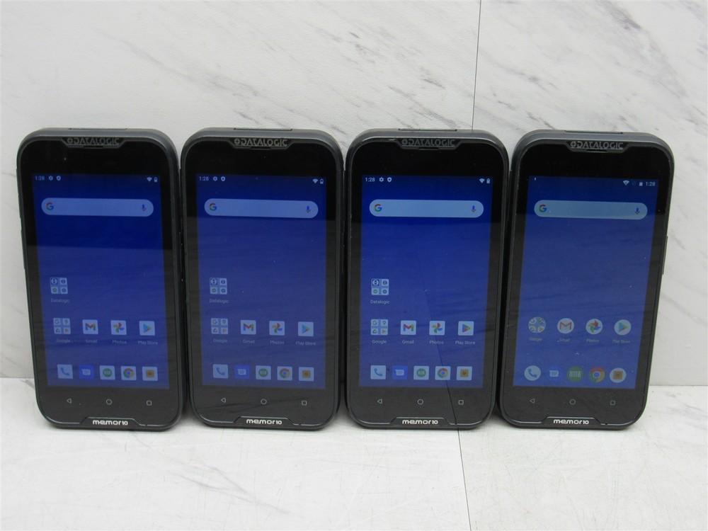 4 LOT Datalogic Memor 10 Mobile Computer 944350004 Android 10 & 8.1 with Battery