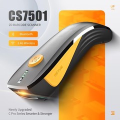 NETUM CS7501 QR Code Scanner Upgraded 1D 2D Bluetooth Tablets, Android, iOS, PC