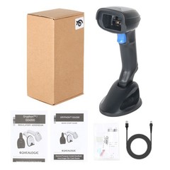 Datalogic Gryphon GD4590-BK-B 1D 2D Handheld USB Barcode Scanner Reader w/ Base
