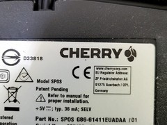 Cherry SPOS G86-61411EUADAA Wired POS Keyboard USB SEE NOTES
