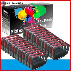 24-PacK ERC30 34 38 B/R Ribbon Compatible M115A M119 M119B M119D M133A