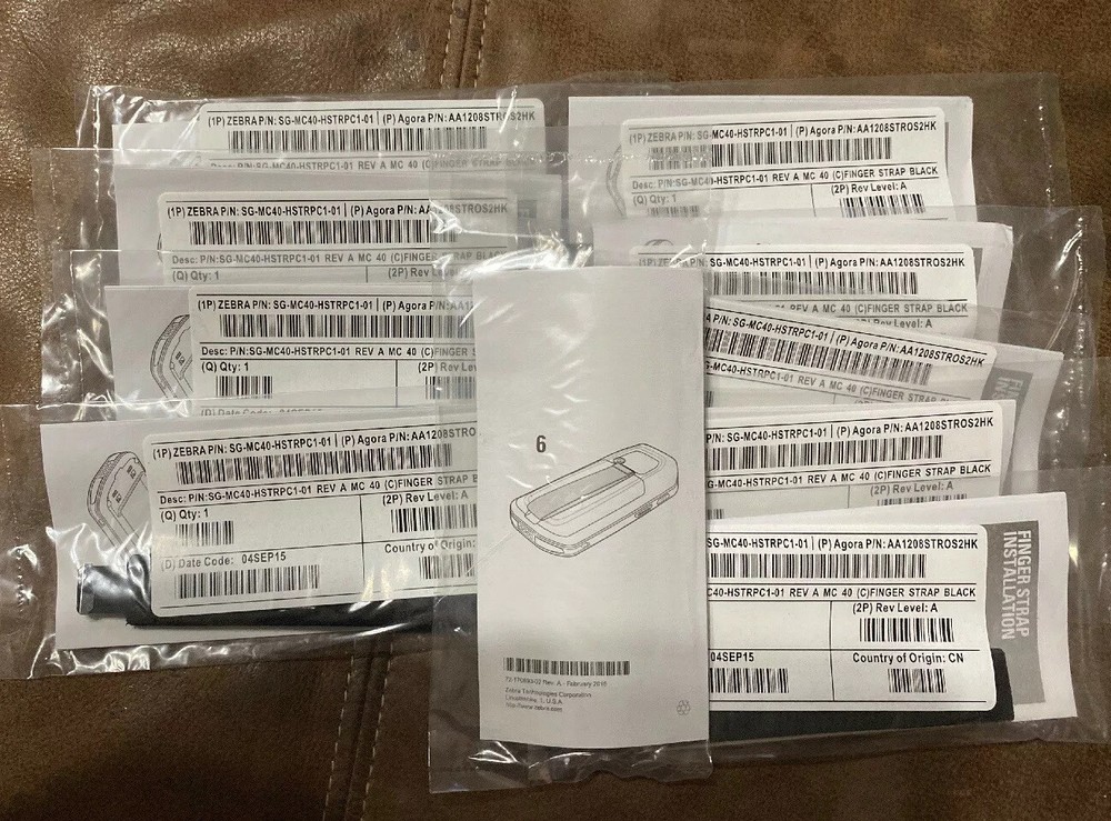 Symbol Motorola Zebra MC40 Finger/Hand Strap NEW (lot of 10)