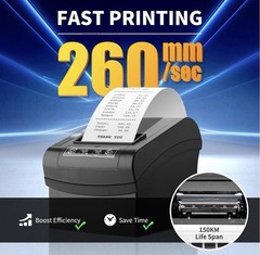 Netum 80Mm Thermal Receipt Printer Wifi Pos Printer Auto Cutter Usb Serial