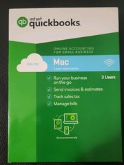 Inuit Quickbooks For Mac Online 1 Year Subscription 3 Users