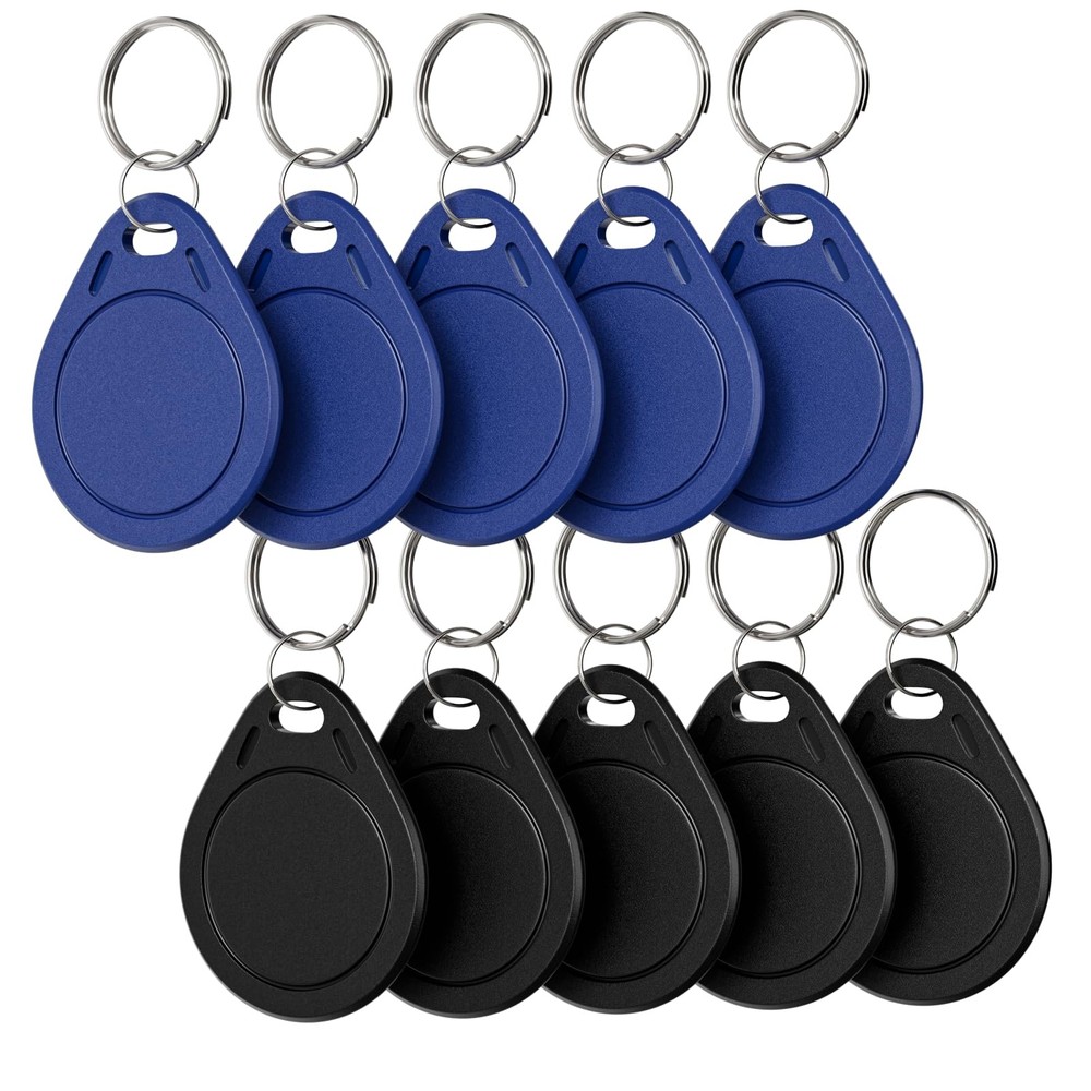 10pcs T5577 RFID Keyfobs 125khz Writable T5577 Key Fob Proximity ID Card Toke…