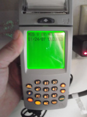 Verifone Nurit 8000S Credit Card Scanner Power Tested W/ 4 EXTRA PAPER ROLLS NEW
