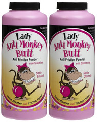 Sweat Absorbing and Friction Fighting Body Powder – 6 Oz – 2 Pk