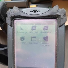 Symbol MC9060-GJ0JBEB00WW Laser Scanner Windows CE WiFi AlphaNum Keypad w Extras