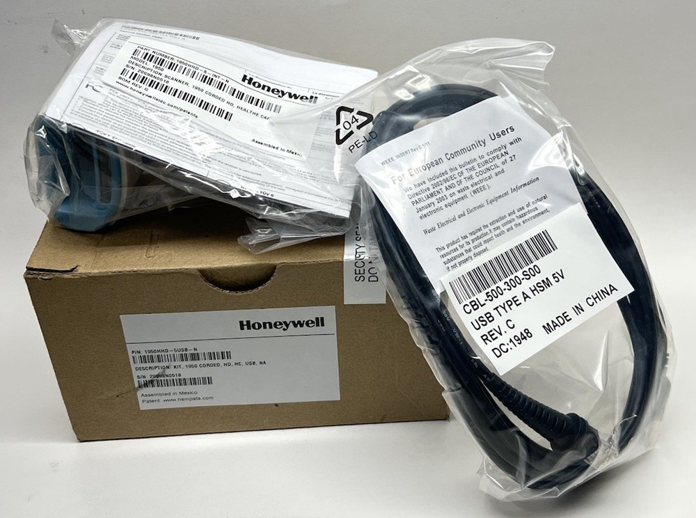 Honeywell Xenon XP 1950h Handheld Barcode Scanner (1950HHD-5USB-N)NEW