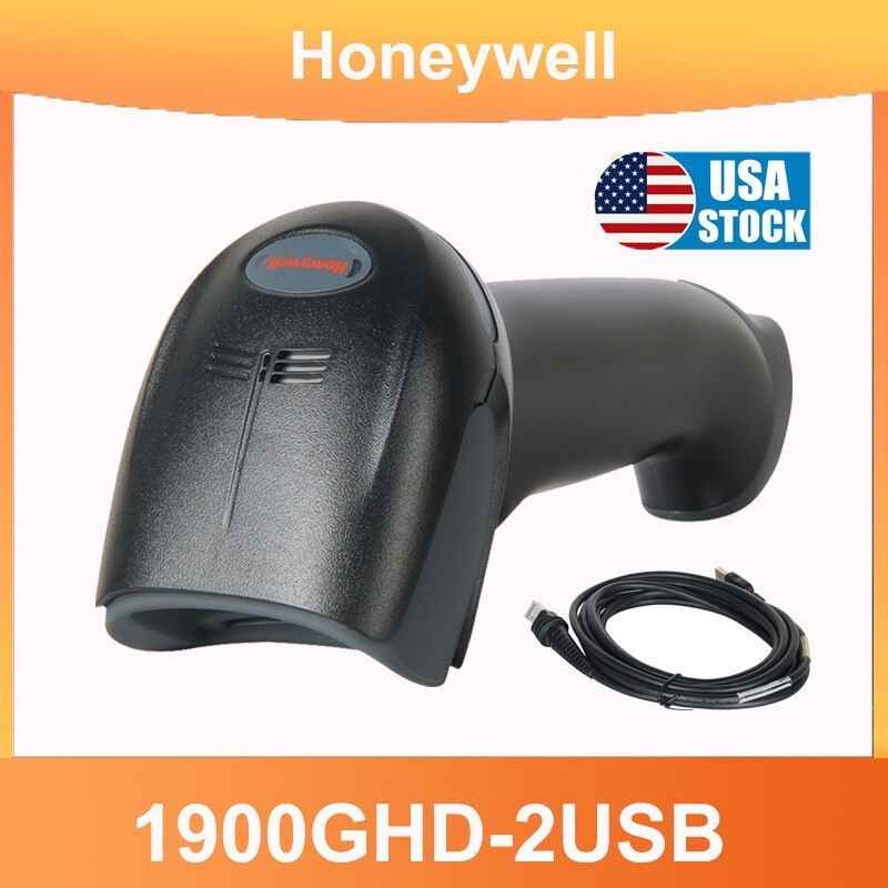 Honeywell 1900GHD-2USB 2D Wired High Density Barcode Scanner With USB Cable Kit