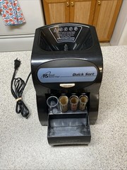 Royal Sovereign Coin Sorting Machine QS-1AC Quick Sort Black Sorter Roller