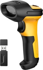 Inateck 1D Barcode Scanner Barcode Reader Wireless 2.4GHz Adapter Auto Scanning