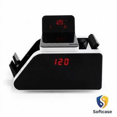 Softcase Bill Counter w/ External Display, Wired Electric Plastic
