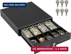 Volcora 13&Prime; Electronic Cash Register Drawer for Point of Sale (POS) System with