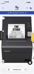Epson TM-T20III Thermal POS Receipt Printer USB Windows JamFree Auto-Cutter