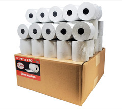 3 1/8&Prime; x 230&prime; THERMAL POS RECEIPT PRINTER ROLL PAPER BPA FREE USA 50 ROLLS