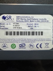 QSR KP-7500 Restaurant POS Keypad