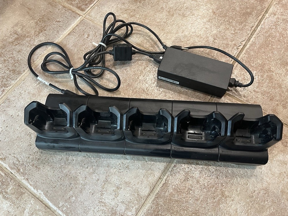 Zebra TC20 TC25 Charging Cradle Dock With Power Adapter SAWA-58-90012A