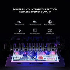 Nucoun VC-7 Bank Grade Mixed Denomination Value Counter Money Counter