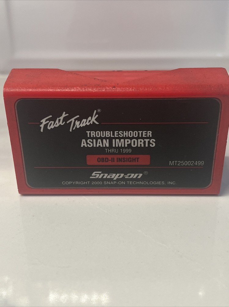 Snap On MT2500-2499 FAST TRACK TROUBLESHOOTER ASIAN IMPORTS THRU 1999 Red Brick