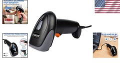 Plug & Play USB Barcode Scanner with 200 Scans/Second for Efficient Workspaces
